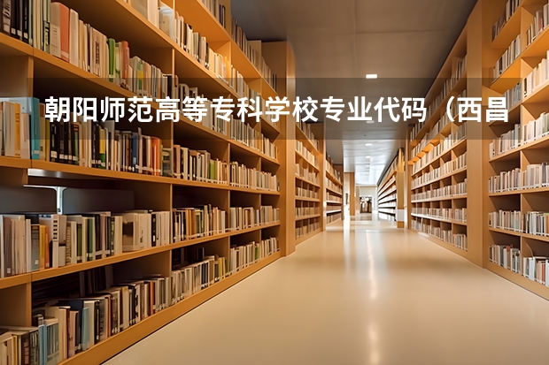 朝阳师范高等专科学校专业代码（西昌幼儿师范高等专科学校专业代码）