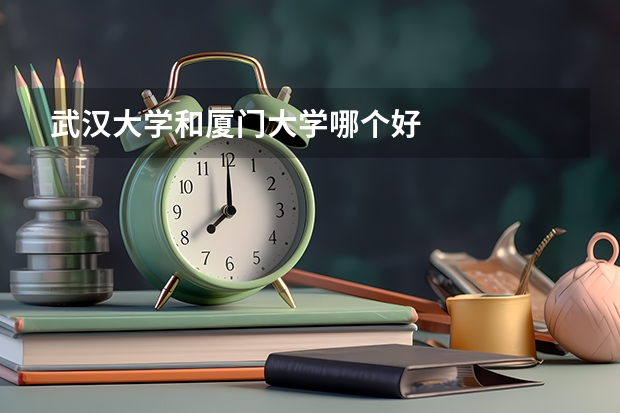 武汉大学和厦门大学哪个好
