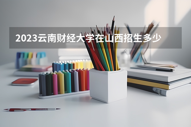 2023云南财经大学在山西招生多少人
